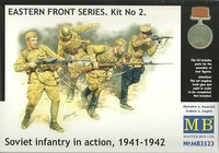 Master Box 3523 Eastern Front Series - Kit 2 Soviet Infantry In Action - 1:35