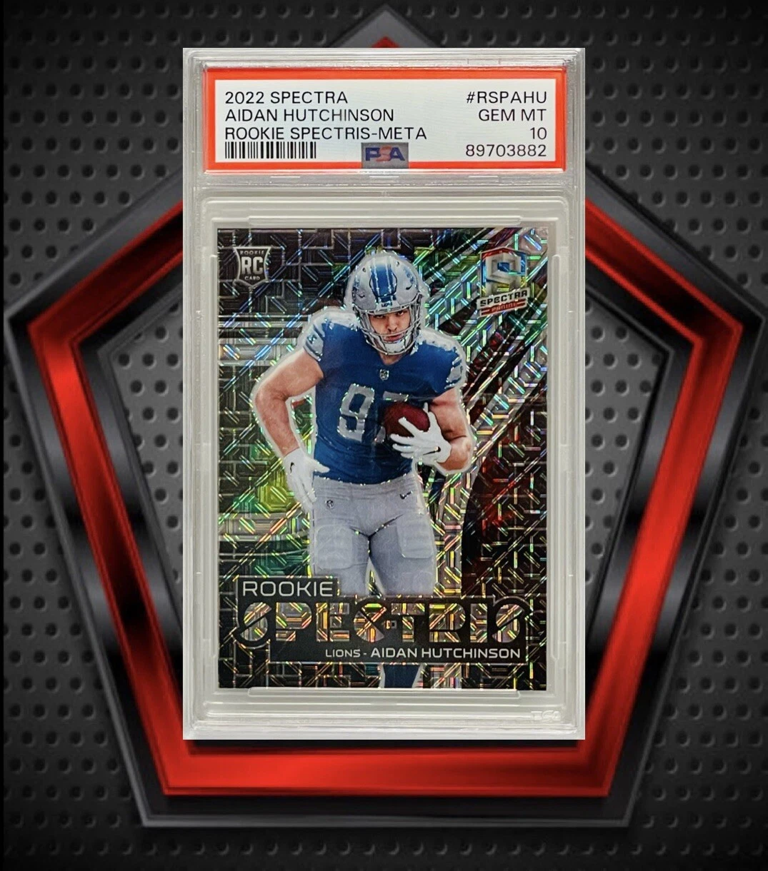 Aidan Hutchinson Panini Spectra Rookie Spectris #RSPAHU Meta