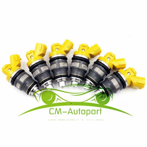 6pcs 650cc Fuel Injectors 1001-87091 For TOYOTA SUPRA JZA70 1JZGTE 1JZ A+
