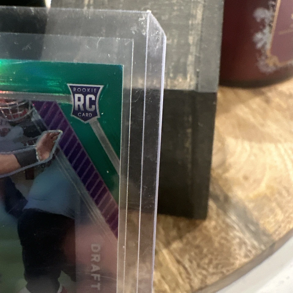 2021 PRIZM DRAFT PICKS AUTO ELERSON SMITH ROOKIE GREEN PRIZM SP #DPA-ELS RC  - Image 3 of 4