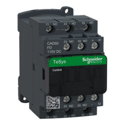 1pcs Schneider CAD50FDC Control Relay 110VDC 5NO+0NC