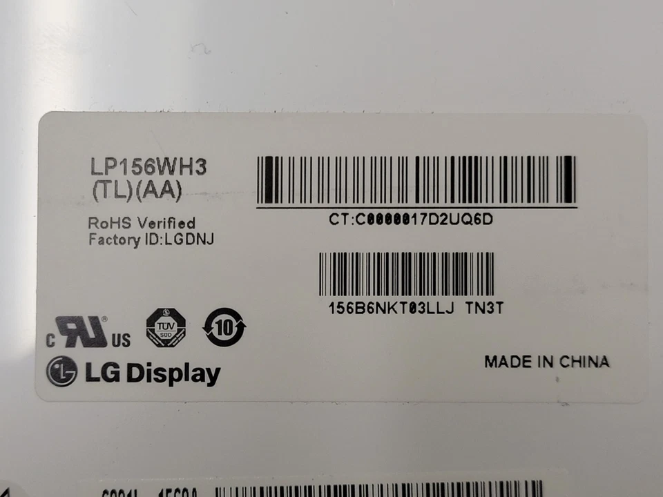 LP156WH3 (TL)(AA) LG 15.6 HD LED LCD Laptop Screen/Display (C) - Image 4 of 4