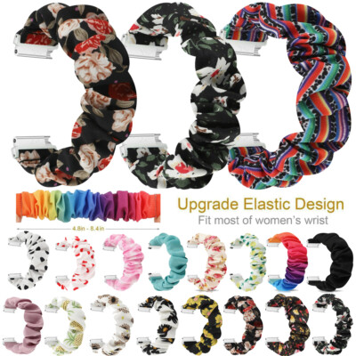 For Samsung Galaxy Watch 3 4 5 6 Active2 40mm/44mm Scrunchie Bracelet Strap Band