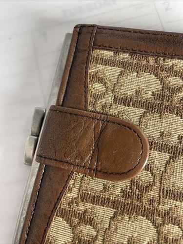 Authentic Christian Dior Vintage Diorissimo Pattern French Purse Kisslock - Picture 4 of 15