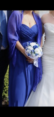 royal blue fancy dress