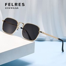 Metal Square Classic Sunglasses Unisex Personality Traveling Driving Glasses New