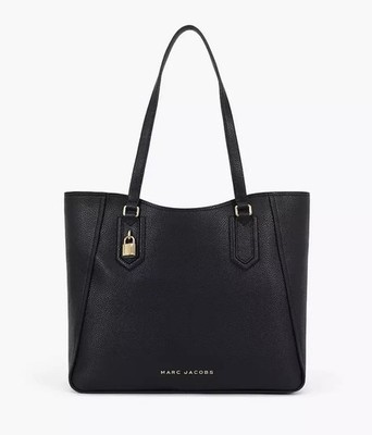 Marc Jacobs Large Drifter Work Leather Tote Bag In Black