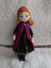 Disney Frozen 10" Talking Anna Plush Doll Stuffed Toy W/ Dress  Cape Just Play