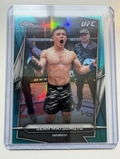 2026 Topps Chrome UFC Jean Matsumoto Aqua Refractor /199