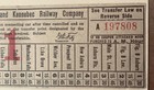 MAINE / ANDROSCOGGIN and KENNEBEC RAILWAY PM Ticket, 1920s? — photo 3