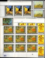 # 9X ROMANIA 1990 - MNH - PAINTING
