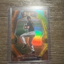 2023 Panini Select - Premier Level Quinn Priester #190 Tie-Dye Prizm /25 (RC)