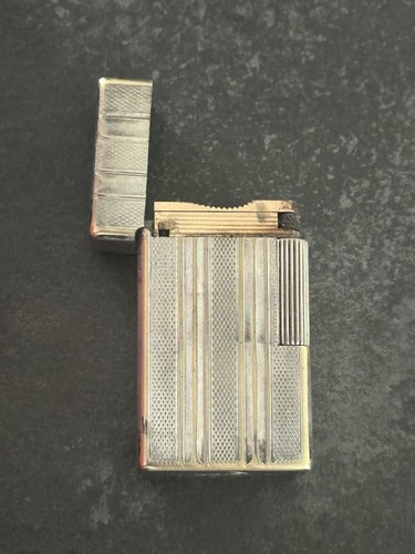 Briquet Dupont Plaqué Argent - Imagen 2 de 9