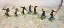 Britains Deetail 7 Soldaten ACW Nordstaaten Figuren & Südstaaten Soldaten