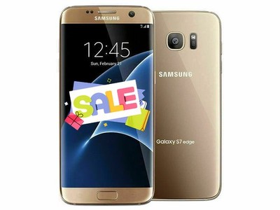 Samsung Galaxy S7 Edge G935F/DS 32GB Dual SIM Unlocked SmartPhone -Grade B+ Gold