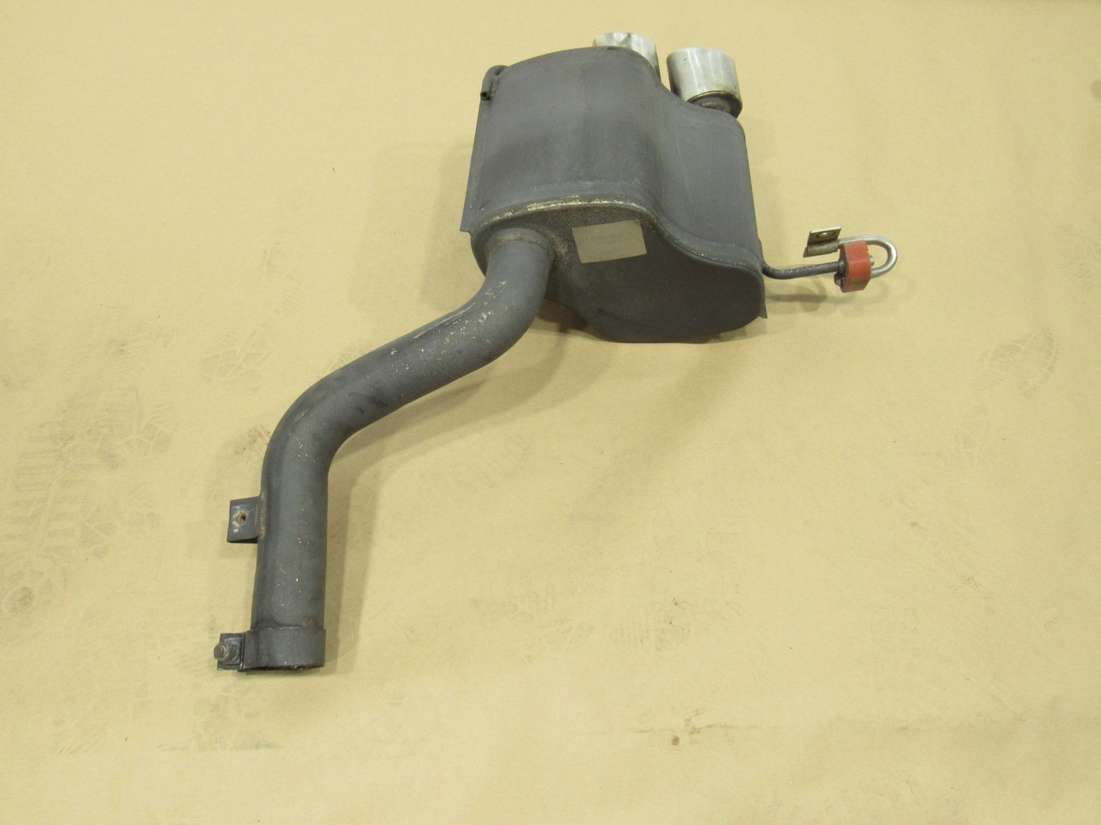 08-12 Maserati Granturismo S 4.2L Rear Right Muffler Exhaust Silencer Pipe ^:Y