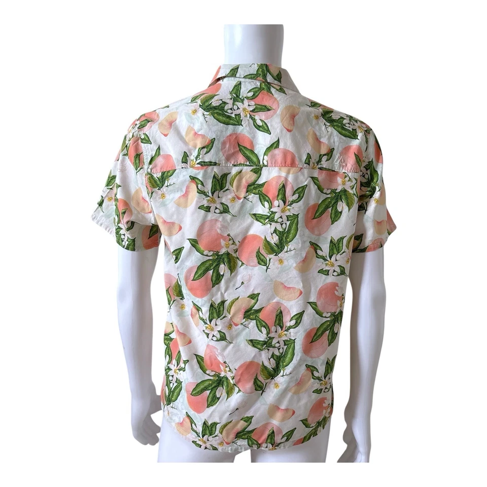 ALPINE DESIGN Mens Size Small Short Sleeve Floral Hawaiian Button Front Shirt - Image 4 of 4