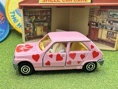 マジョレット　ルノー5 1976 Majorette Renault 5 Pink Hearts No. 280 1/55 France VHTF