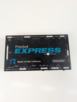 MOTU Mark of the Unicorn Pocket EXPRESS 2x4 32 channels