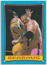 1987 Topps WWF #59 Bearhug Neidhart/Haynes Ringside Action