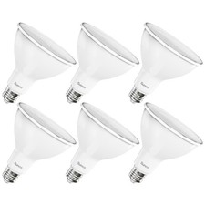 Sunco 6 Pack PAR38 LED Flood Light Bulb, 13W 100W, Dimmable, Waterproof