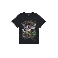 Size Medium - Ed Hardy Men's Eagle  Snake Tee Black Gold NEW WITH TAGS 