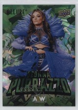 2024 Upper Deck Allure AEW Green Quartz 79/99 Deonna Purrazzo #18 02v3