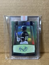 2020 PANINI CHRONICLES OBSIDIAN 22 LUIS ROBERT ELECTRIC ETCH GREEN /5 RC