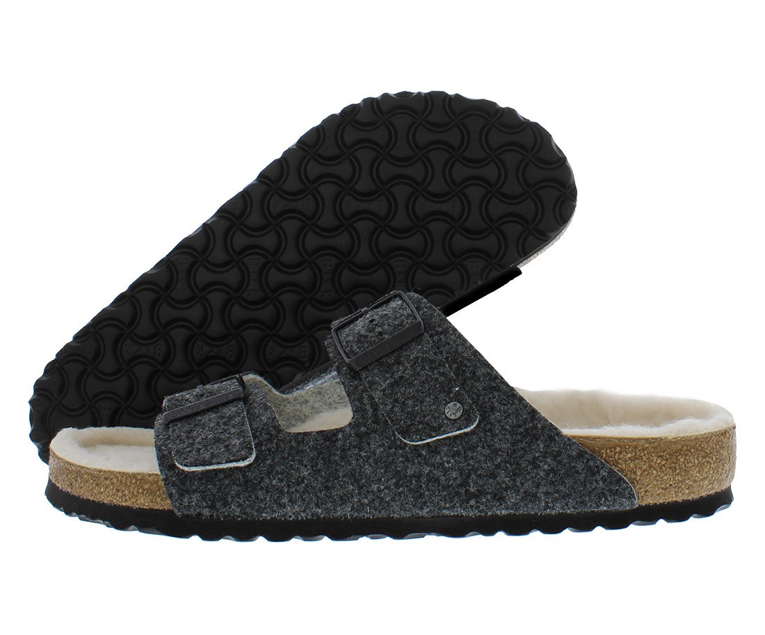 Birkenstock Arizona Rivet Unisex Shoes Size 10 Color Double Face Gray 21490₽