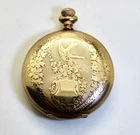 Gorgeous Hand Engraved 1897 SeaSide Waltham 7J, 6S, Pocket Watch GF 20Yrs, DNR
