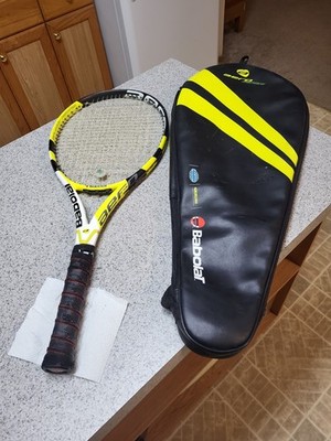 babolat tennis racquet aero pro drive 100 In Sq Head &  4 1/4 Grip W/ Bag