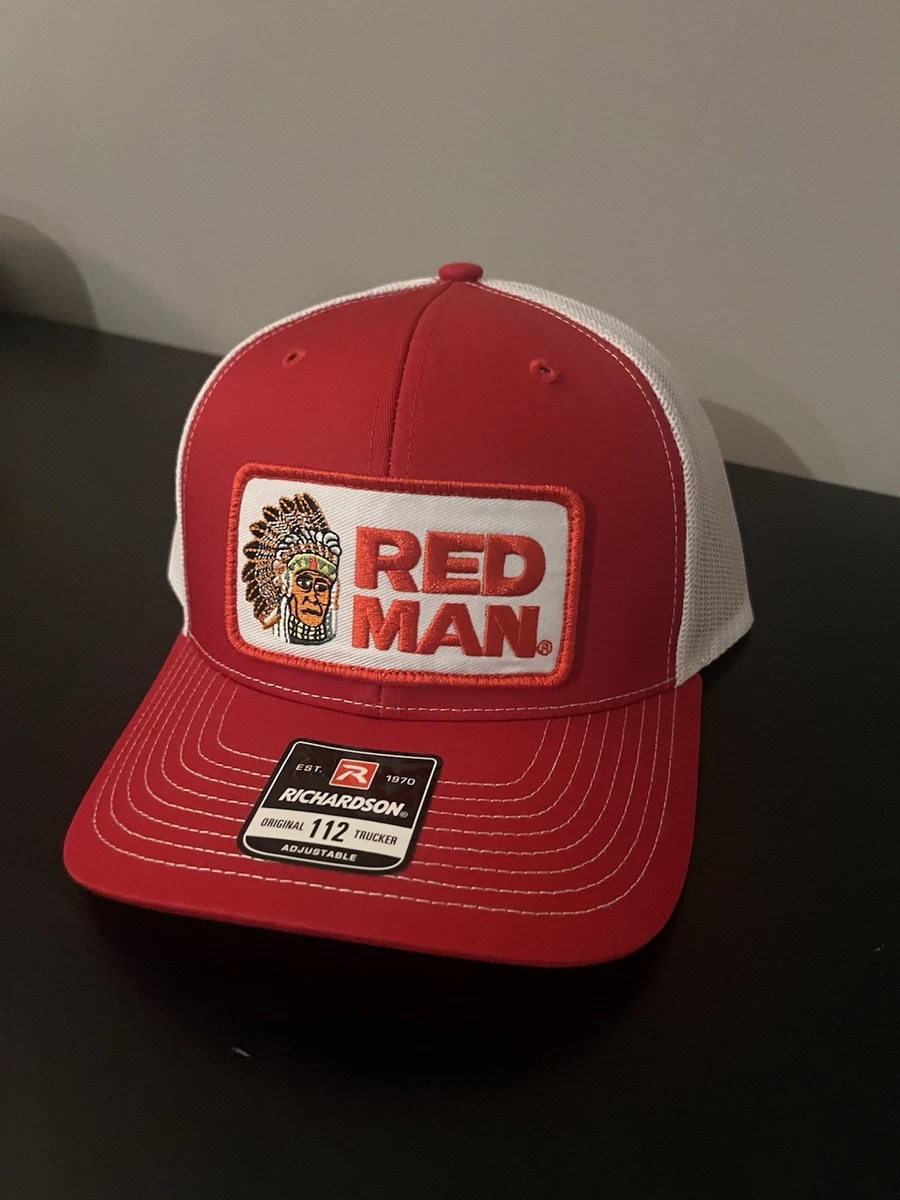 red man tobacco merchandise i.ebayimg.com/images/g/e7gAAeSwZzBpWx01/s-l1200.we Patch is only sold with a hat.The price is with the patch sewn onto a hat Sealed Red Man Tobacco Pouch