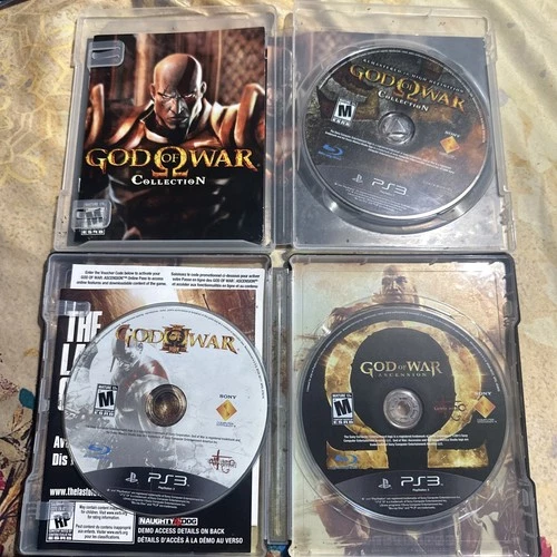 God of War PS3 Bundle – Ascension Steelbook + Collection + God of War III (Disc)