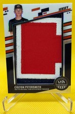 2026 Panini Stars and Stripes Prizm Colton Petersmith Jumbo Materials /6