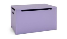Kids Joni Toy Box Lilac Childrens Bedroom Storage Organiser With Lid
