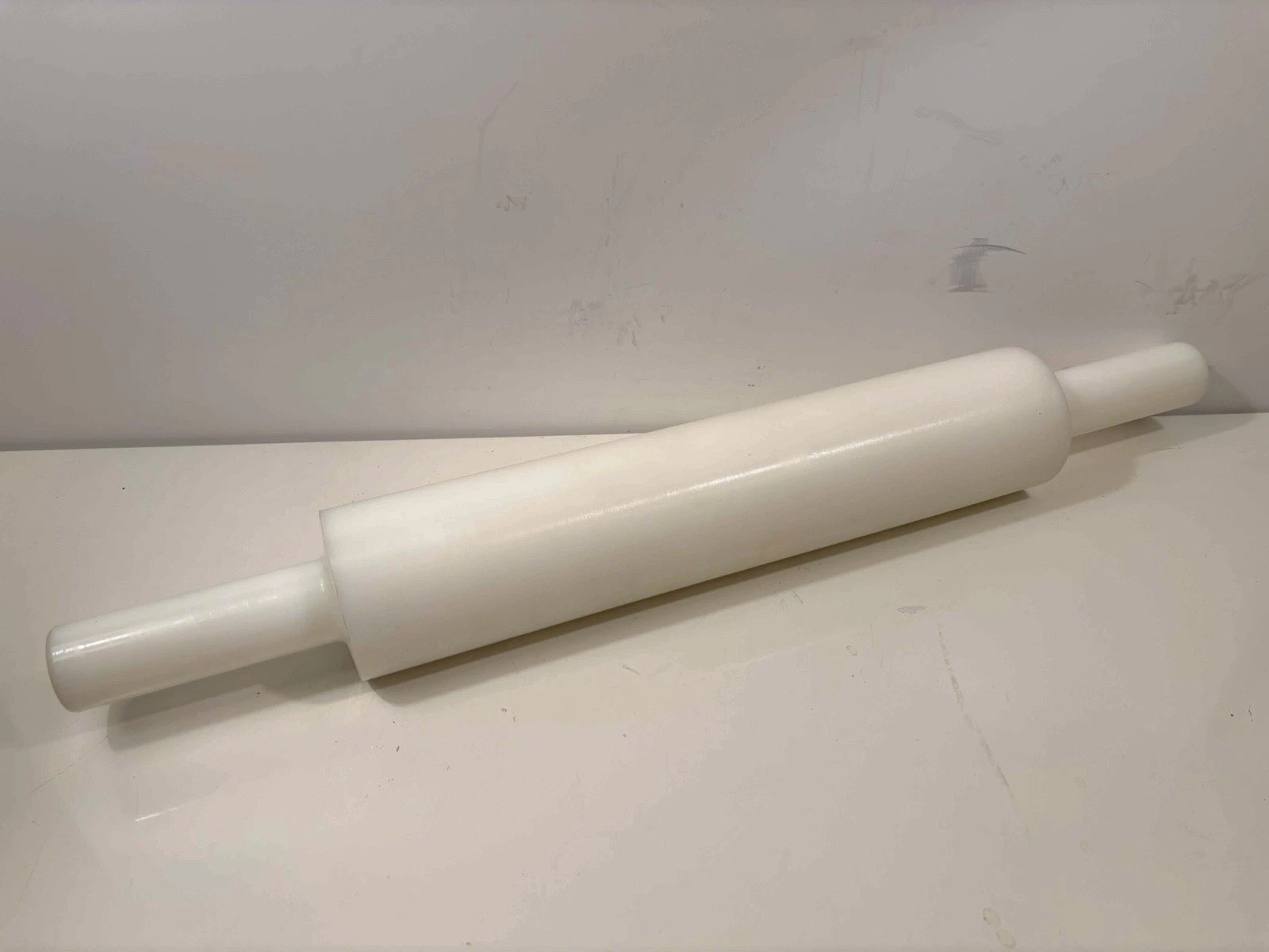 Big 24 Inch Polyethylene 3.25” Diameter Rolling Pin Restaurant Grade Food Safe