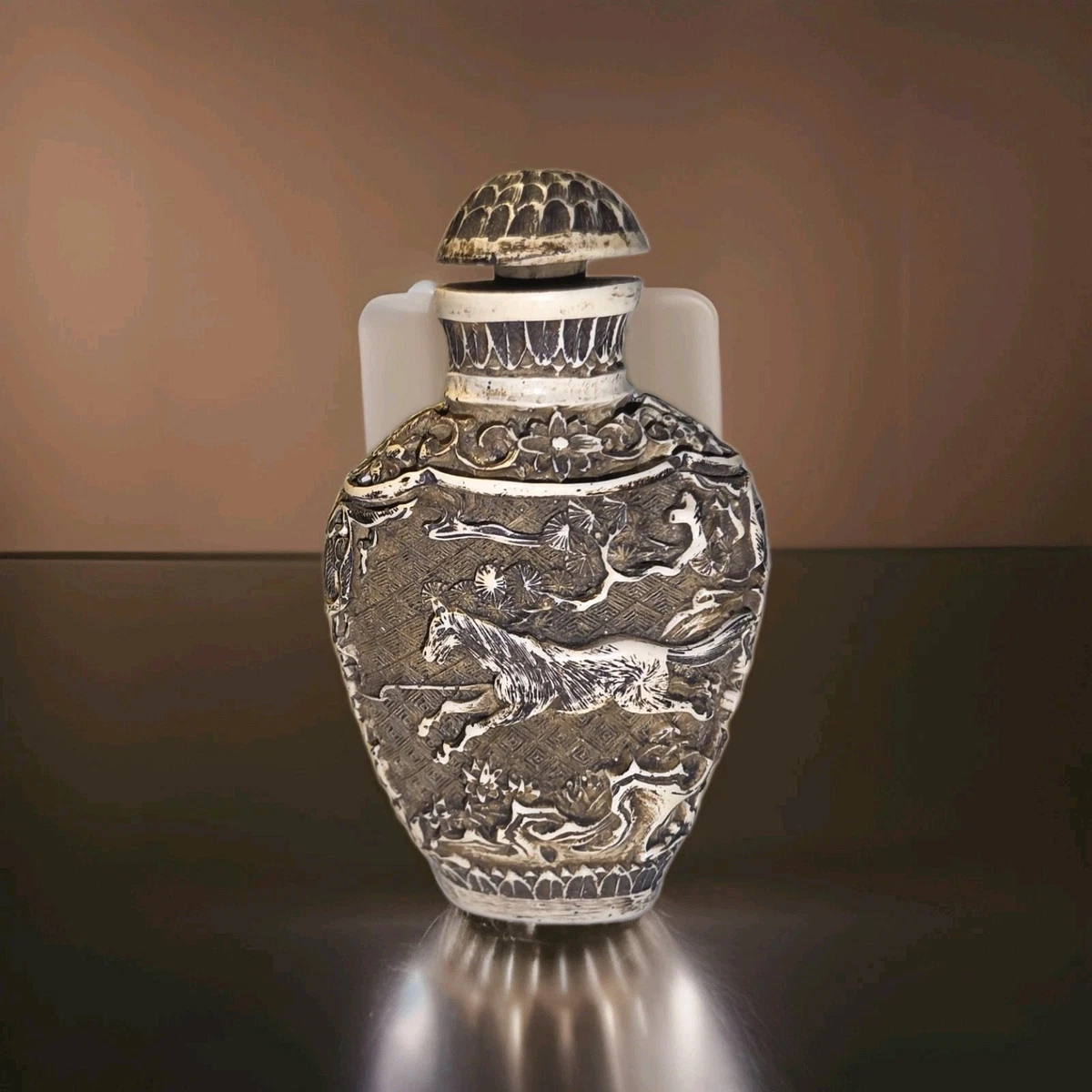 象牙古董中国鼻烟壶| eBay