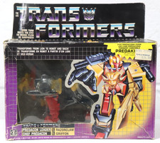 Transformers G1 Razorclaw 1986 in BOX Hasbro Canada Variant  Missing Blaster H2