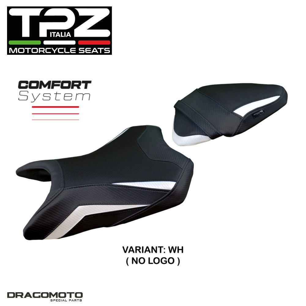 KAWASAKI NINJA 500 2024-2025 Seat Upholstery KWNJ5AC-WH-2 TPZ white COMFORT S...