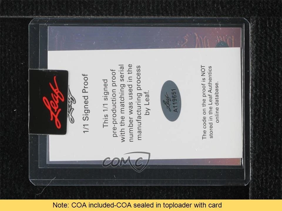 2022 Leaf Optichrome So Money 1/1 NaLyssa Smith #SM-NS1 Rookie Auto RC READ 0h1 - Image 2 of 3