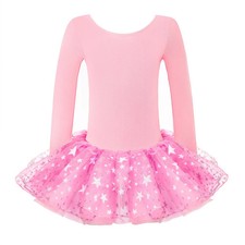 Ballet Leotards Toddler Dance Skirt Kids Star Pattern Tulle Ballerina Outfits