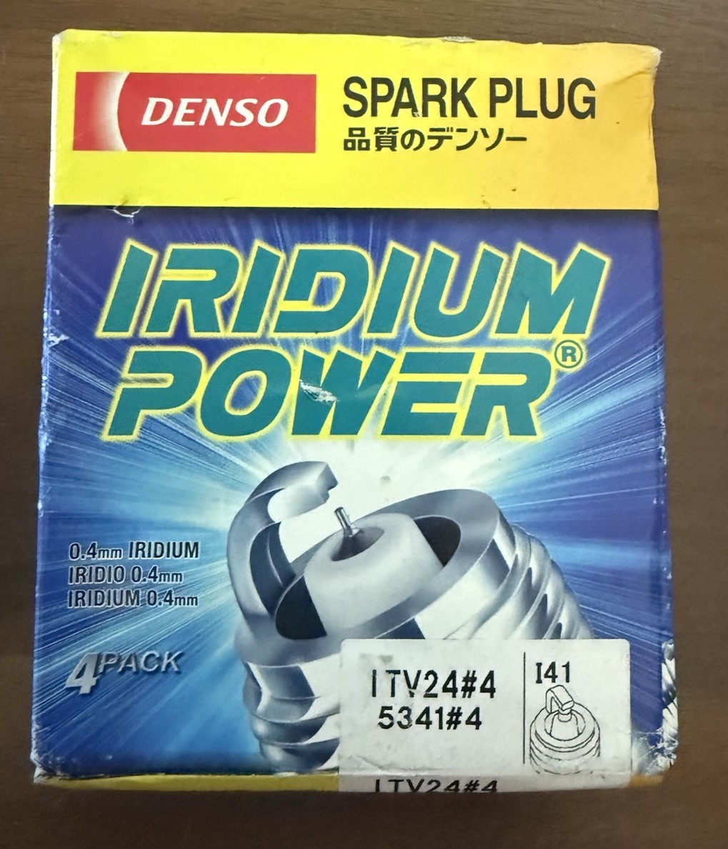 DENSO IRIDIUM POWER Spark Plugs ITV24 5341 Set of 4