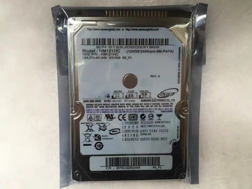 Original Samsung 120GB HM121HC 5400RPM PATA/IDE 2.5" Laptop HDD Hard Disk Drive - 第 1/3 張圖片