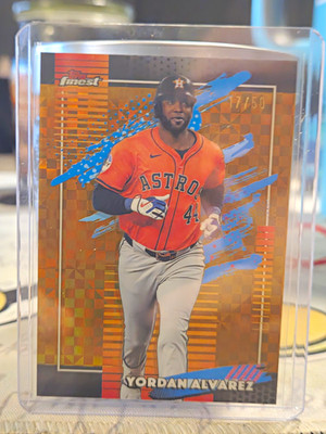 Topps 2025 Finest Yordan Alvarez Houston Astros #146 Major League Perf /50