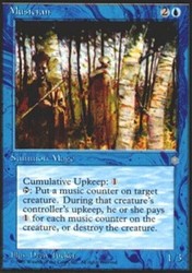Musician #85 Ice Age MTG Rare Blue Creature