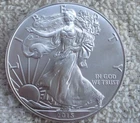 2015 - 1 Oz Silver Eagle One Dollar Coin Uncirculated