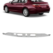 Rear Chrome Trunk Lid Finish Molding Wcamera Hole For Honda Accord Sedan 13-15 Rear Chrome Trunk Lid Finish Molding Wcamera Hole For Honda Accord Sedan 13-15