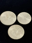 set of 3 fine Silver coin -3 mexican round-libertad/balanza Silver Round .