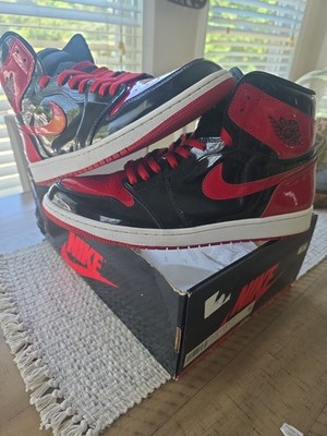 Jordan Air Jordan 1 Retro High OG Patent Bred Black/Red
