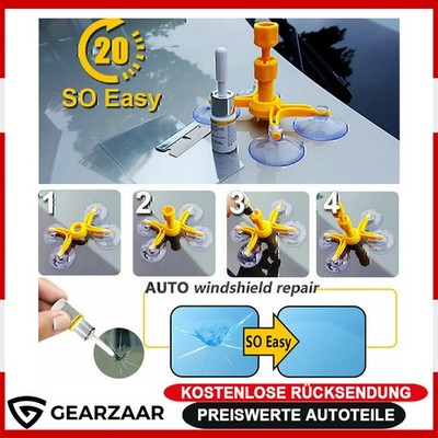 Car Windshield Windscreen Glass Scratch Chip Crack Repair Fix Tools DIY Kit USP*